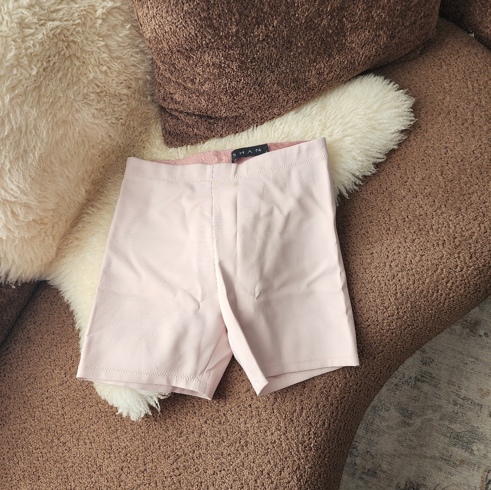 Shan Pink Biker Shorts